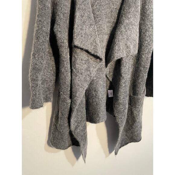 Eileen Fisher Luxurious Waterfall Front Mohair Blend Cardigan - Picture 2 of 10